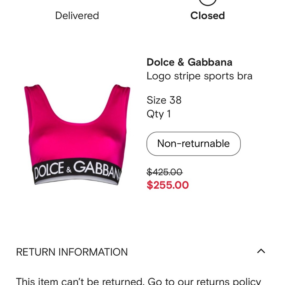Dolce and Gabbana top size 38/small worn once good condition